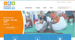 Desktop Screenshot of gamesforfamilies.de